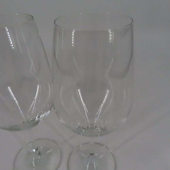 Schott Zwiesel Pair of 2 Clear Wine Glasses Couples Drinkware Barware Bar Cart - Picture 4 of 10